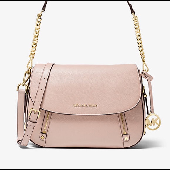 Michael Kors pink Bedford Legacy Pebbled Leather 2 way Bag
